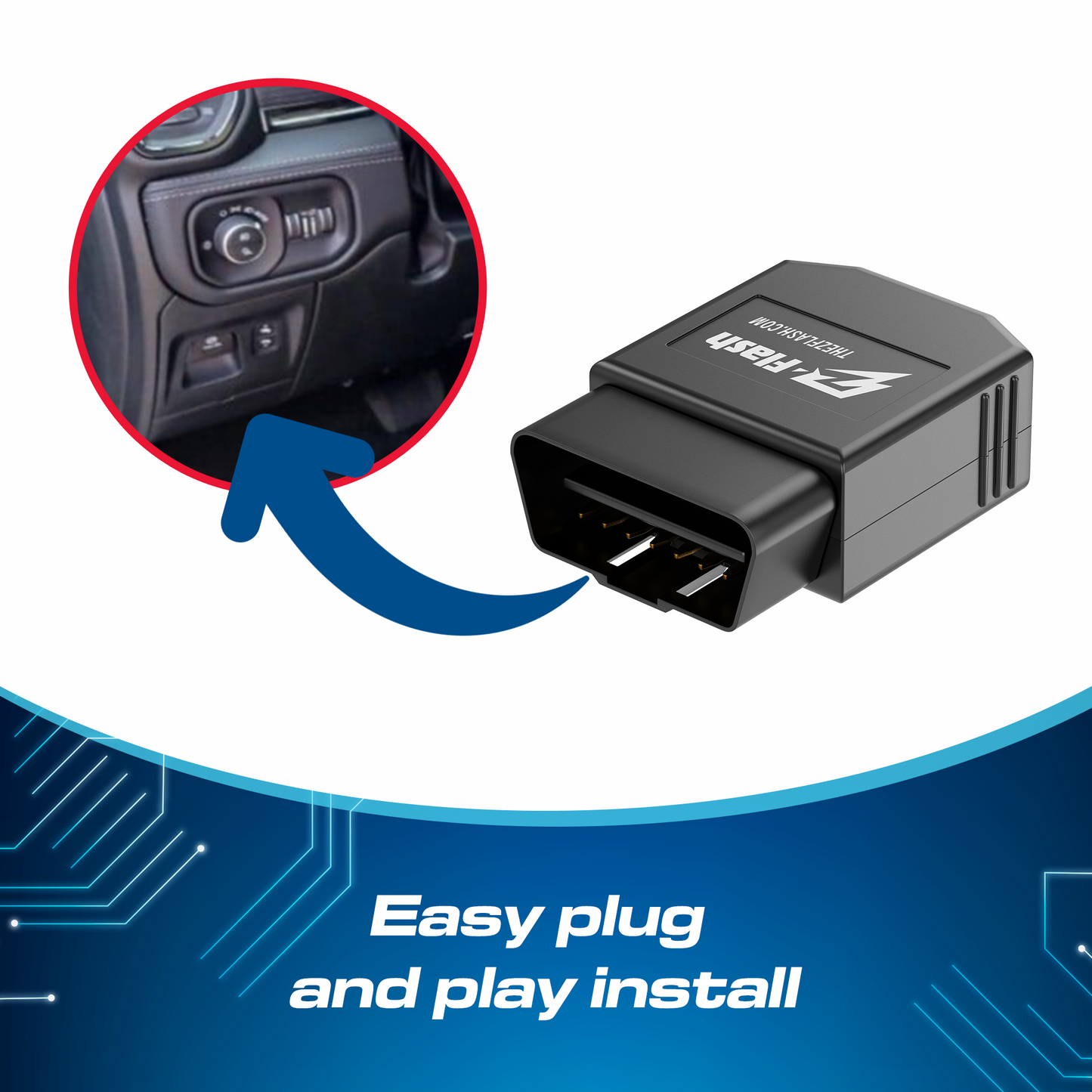 Z-Flash OBD Plugin Flasher Switch Module for Dodge/Jeep/Ram